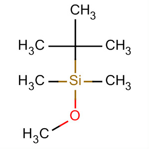 Structure of Silane, (1,1-dimethylethyl)methoxydimethyl-