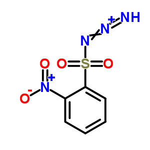 Structure of 1-[(2-nitrophenyl)sulfonyl]triaza-1,2-dien-2-ium