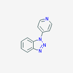 1-(pyridin-4-yl)-1H-benzotriazole结构式