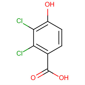 Structure of Benzoic acid, 2,3-dichloro-4-hydroxy-