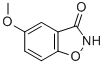 3-hydroxy-5-methoxy-1,2-benzisoxazole结构式