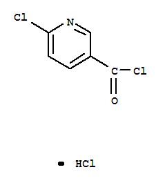 Structure of 6-CHLORONICOTINOYL CHLORIDE  97
