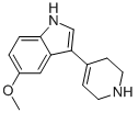 Structure of 5-methoxy-3-(1,2,3,6-tetrahydropyridin-4-yl)-1H-indole