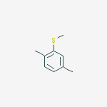 Benzene, 1,4-dimethyl-2-(methylthio)-结构式