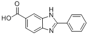 Structure of 2-PHENYL-3H-BENZOIMIDAZOLE-5-CARBOXYLIC ACID