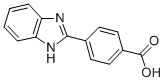 Structure of 4-(1H-Benzimidazol-2-yl)benzoic acid