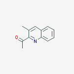 Structure of 1-(3-methylquinolin-2-yl)ethanone