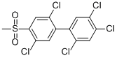Structure of 4-Methylsulfonyl-2,2,4,5,5-pentachlorobiphenyl