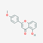 Structure of 5-Hydroxy-4'-methoxyflavone