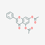 Structure of 5,7-Diacetoxyflavone