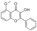 3-羟基-5-甲氧基黄酮结构式