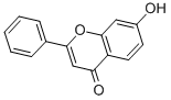 Chemical structure of 7-HYDROXYFLAVONE
