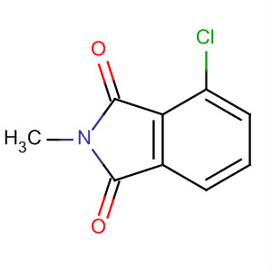 N-甲基-3-氯邻苯二甲酰亚胺结构式