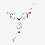 Structure of 4-Bromo-N,N-bis(4-butoxyphenyl)-aniline