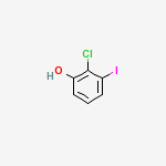 Structure of 2-CHLORO-3-IODOPHENOL