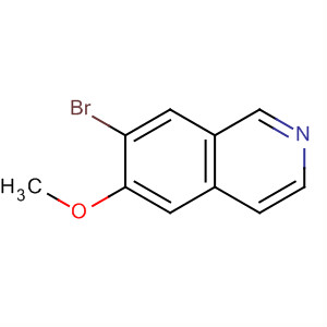 Isoquinoline, 7-bromo-6-methoxy-结构式