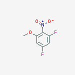 Structure of 3,5-difluoro-2-nitroanisole