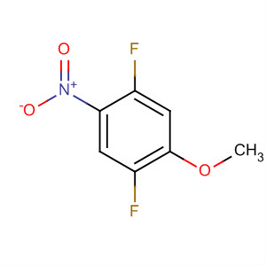 Structure of Benzene, 1,4-difluoro-2-methoxy-5-nitro-