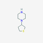 Chemical structure of PIPERAZINE,1-(TETRAHYDRO-3-THIENYL)-