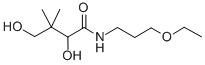 Structure of (R)-(+)-2,4-Dihydroxy-N-(3-ethoxypropyl)-3,3-dimethylbutyramide