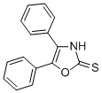 Structure of 4,5-DIPHENYL-2-MERCAPTOOXAZOLE