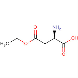 Structure of D-Aspartic acid, 4-ethyl ester