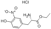 Structure of 3-NITRO-L-TYROSINE ETHYL ESTER HYDROCHLORIDE