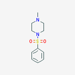 1-benzenesulfonyl-4-methyl-piperazine结构式