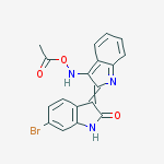 Structure of (2'Z,3'E)-6-Bromoindirubin-3'-acetoxime