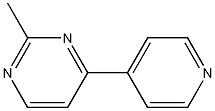 2-methyl-4-(pyridin-4-yl)pyrimidine结构式