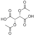 (+)-二乙酰基-D-酒石酸结构式