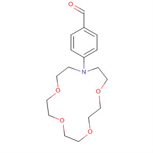 Structure of Benzaldehyde, 4-(1,4,7,10-tetraoxa-13-azacyclopentadec-13-yl)-