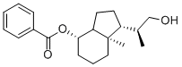 Structure of Benzoic acid 1-(2-hydroxy-1-methyl-ethyl)-7a-methyl-octahydro-inden-4-yl ester