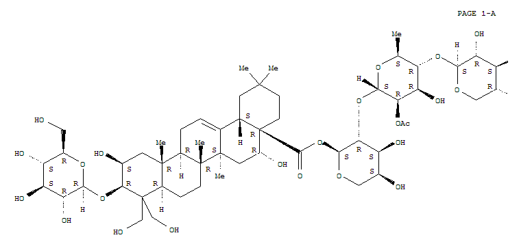 Chemical structure of PlatycodinA