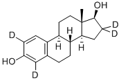Structure of 17BETA-ESTRADIOL-2,4,16,16-D4