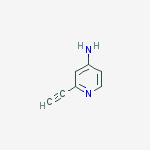 Structure of 2-ethynylpyridin-4-amine