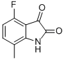 Structure of 4-Fluoro-7-Methyl Isatin