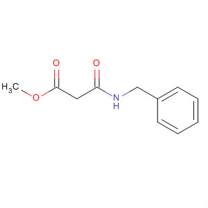 Structure of Propanoic acid, 3-oxo-3-[(phenylmethyl)amino]-, methyl ester