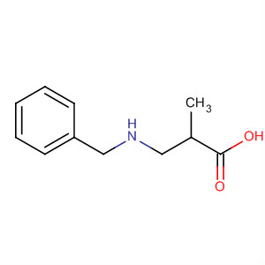 Structure of Propanoic acid, 2-methyl-3-[(phenylmethyl)amino]-
