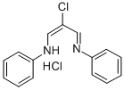 Structure of N-(2-CHLORO-3-PHENYLIMINO-1-PROPEN-1-YL)-ANILINE HYDROCHLORIDE