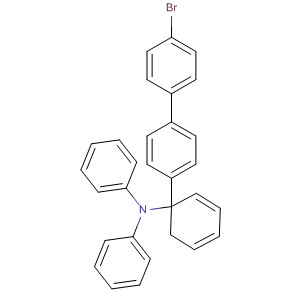 Structure of [1,1':4',1''-Terphenyl]-4-amine, 4''-bromo-N,N-diphenyl-