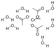 Structure of CHROMIUM(III)ACETATE,HEXAHYDRATE