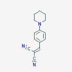 Structure of [4-(Piperidin-1-yl)benzylidene]malononitrile