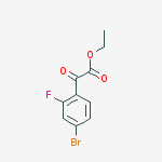 ETHYL 4-BROMO-2-FLUOROBENZOYLFORMATE结构式