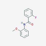 2-fluoro-N-(2-methoxyphenyl)benzamide结构式