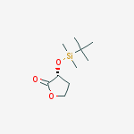 Structure of (3R)-3-{[tert-butyl(dimethyl)silyl]oxy}dihydrofuran-2(3H)-one