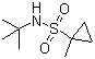 Structure of N-tert-Butyl-1-methylcyclopropane-1-sulfonamide