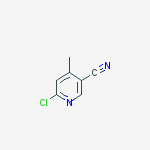 Structure of 6-chloro-4-methylpyridine-3-carbonitrile