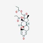 Structure of BetaMethasone 9,11-Epoxide 17,21-Dipropionate