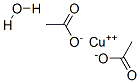 Structure of COPPER(II) ACETATE MONOHYDRATE